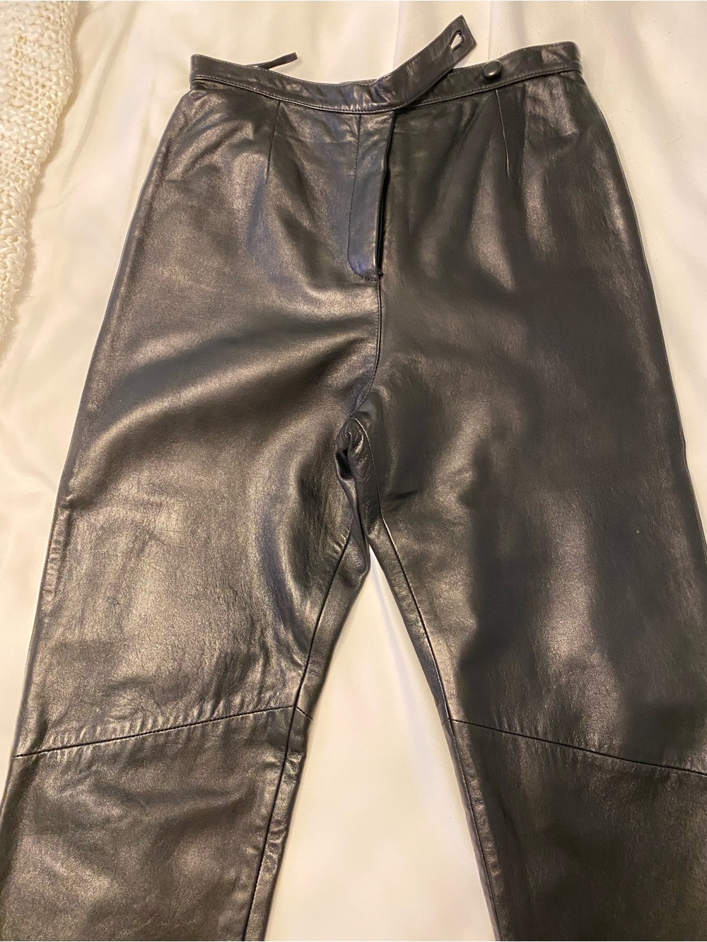 Cachè Vintage Women’s Black Leather Pants